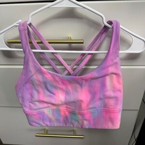 Lululemon Energy Bra Psychadelic Tie Dye